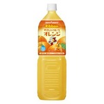 【まとめ買い】ポッカサッポロ Ribbon やさしいフルーツ オレンジ 1.5L ペットボトル 8本入り(1ケース)
