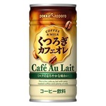 【まとめ買い】ポッカサッポロ くつろぎカフェオレ 190g 缶 30本入り（1ケース）