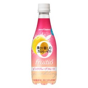 【まとめ買い】ポッカサッポロ あじわいフルーティオ 410ml PET 24本入り（1ケース）