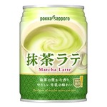 【まとめ買い】ポッカサッポロ 抹茶ラテ 缶 250g 24本入り（1ケース）