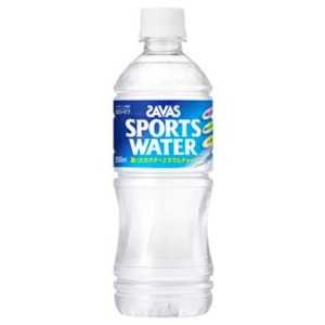 【まとめ買い】ポッカサッポロ 明治 ザバス スポーツウォーター 550ml ペットボトル 24本入り（1ケース）