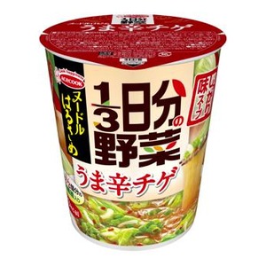 【まとめ買い】エースコック ヌードルはるさめ 1/3日分の野菜 うま辛チゲ 44g×24カップ（6カップ×4ケース）