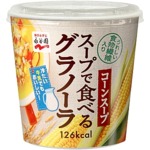 【まとめ買い】永谷園 スープで食べるグラノーラ コーンスープ 31g×24カップ（6カップ×4ケース）