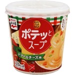 【まとめ買い】永谷園 ポテッとスープ トマト＆チーズ味 31g×24カップ（6カップ×4ケース）
