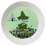 アラビア(ARABIA) ムーミン プレート19cm スナフキン グリーン(Snufkin Green)