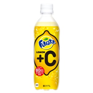 【まとめ買い】コカ・コーラ ファンタ レモン+C ペットボトル 490ml×48本(24本×2ケース) 商品写真