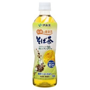 【まとめ買い】伊藤園 伝承の健康茶 そば茶 500ml×24本(１ケース) ペットボトル
