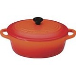 ル・クルーゼ （Le Creuset）  ミニ・オーバル・ココット オレンジ