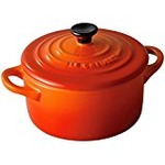 ル・クルーゼ （Le Creuset）  ミニ・ココット オレンジ