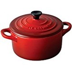 ル・クルーゼ （Le Creuset）  ミニ・ココット チェリーレッド