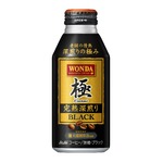 【まとめ買い】アサヒ ワンダ 極 完熟深煎りブラック ボトル缶 400g×48本入り【24本×2ケース】