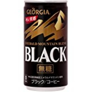 【まとめ買い】コカ・コーラ ジョージア エメラルドマウンテンブレンド ブラック 缶 185g×30本（1ケース）