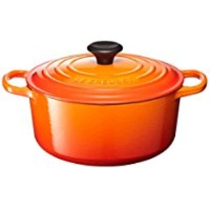 ル・クルーゼ （Le Creuset） シグニチャー ココット・ロンド 16cm オレンジ