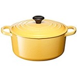 ル・クルーゼ （Le Creuset） シグニチャー ココット・ロンド 16cm クインスイエロー