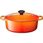 ル・クルーゼ （Le Creuset） シグニチャー ココット・オーバル 25cm オレンジ