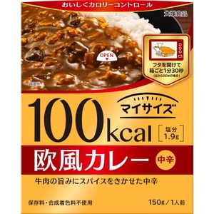 【まとめ買い】大塚食品 100kcalマイサイズ 欧風カレー 150g 30個（1ケース）