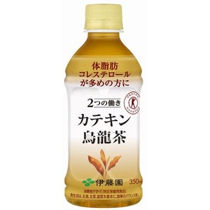 【まとめ買い】伊藤園 2つの働き カテキン烏龍茶 PET 350ml×48本（24本×2ケース）