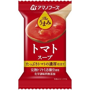 【まとめ買い】アマノフーズ Theうまみ トマトスープ 12.5g（フリーズドライ） 60個（1ケース）