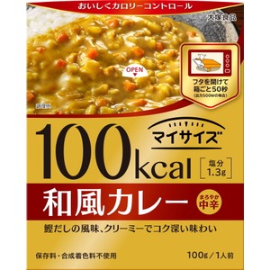 【まとめ買い】大塚食品 100kcalマイサイズ 和風カレー 100g 30個（1ケース）