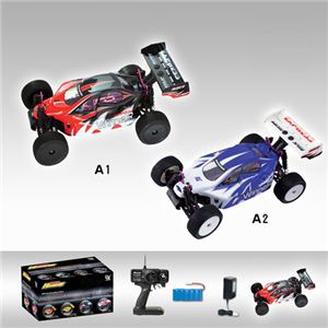 【正規品】HQ社717 憧れの乗り物を操縦できる♪ラジコンカー A1（レッドブラック）