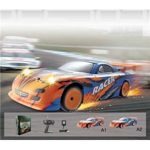 【正規品】HQ社718 憧れの乗り物を操縦できる♪ラジコンカー A2（ブルー）