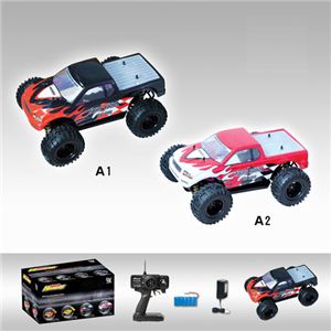 【正規品】HQ社722 憧れの乗り物を操縦できる♪ラジコンカー A1（ブラックレッド）