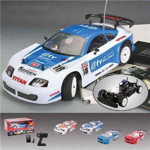 【正規品】HQ社703 憧れの乗り物を操縦できる♪ラジコンカー ブルーホワイト