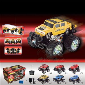 【正規品】HQ社629 憧れの乗り物を操縦できる♪ラジコンカー A2（イエロー）