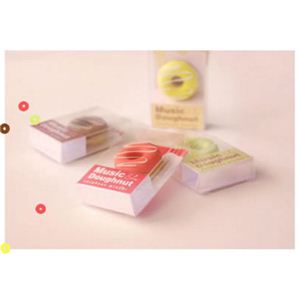 イヤホンコードロールドーナツ レッド