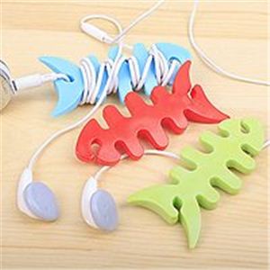 ケーブルフィッシュ ぐるぐるコード収納コードリール 「 One Man Wrap」 i-pod用。MP3用 ブルー