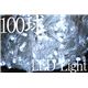 【2012】【10点セット】【連結可】防雨仕様LED100球イルミネーション ブルー（10個） 100球 - 縮小画像1