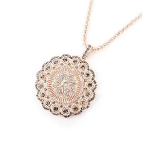 【選べる3色】人気のループタイのお花ネックレス