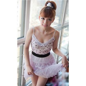 フェミニンシルエットの3段しぼりフリルスカート