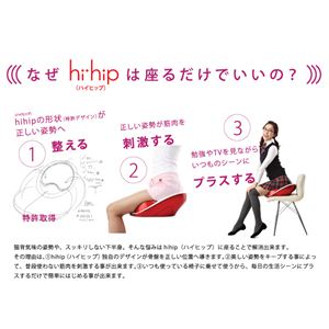 hihip ハイヒップ 美姿勢サブチェア 骨盤On the Chair HHI-EV-R/P001 レッド/パープル hihip ハイヒップ 美姿勢サブチェア 骨盤On the Chair HHI-EV-R/P001 レッド/パープル