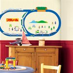 RoomMatesウォールステッカー『はってはがせるプラレールひろがるシリーズ』