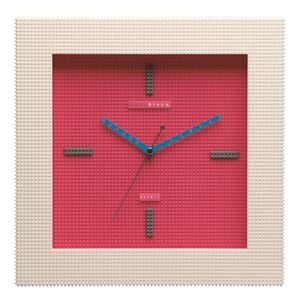 nanoblock（ナノブロック） Wall-clock（ウォールクロック） 濃いピンク／シロ NAWC-96901PI