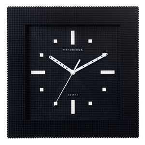 nanoblock（ナノブロック） Wall-clock（ウォールクロック） クロ／クロ NAWC-96903BK