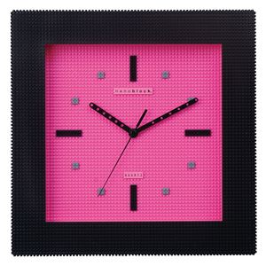 nanoblock（ナノブロック） Wall-clock（ウォールクロック） ピンク／クロ NAWC-96903BP