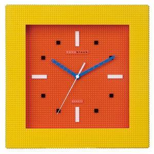 nanoblock（ナノブロック） Wall-clock（ウォールクロック） オレンジ／イエロー NAWC-96903YO