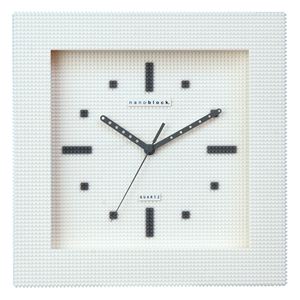 nanoblock（ナノブロック） Wall-clock（ウォールクロック） シロ／シロ NAWC-96903WH