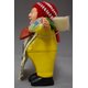 【エケコ人形19cm】L サイズのエケコ人形・色はイエロー（黄色） （ペルー直輸入） - 縮小画像1