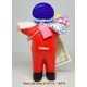 【エケコ人形19cm】 L サイズのエケコ人形・色はレッド（赤） 当店モデル（ペルー直輸入） - 縮小画像2