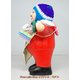 【エケコ人形19cm】 L サイズのエケコ人形・色はレッド（赤） 当店モデル（ペルー直輸入） - 縮小画像4