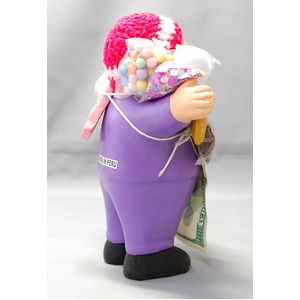 【エケコ人形15cm】 エケコ人形・色はパープル(紫色) (ペルー直輸入) 商品写真3