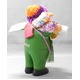 【エケコ人形15cm】 エケコ人形・色はグリーン（緑色） 当店モデル（ペルー直輸入） - 縮小画像5