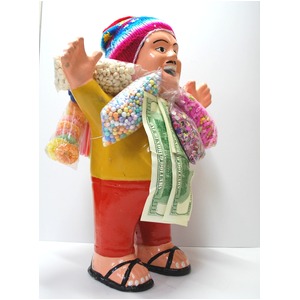 【特大エケコ人形35cm】ペルー製「現品・限定」ビッグサイズのエケコ人形です。商売繁盛の福 【特大エケコ人形35cm】ペルー製「現品・限定」ビッグサイズのエケコ人形です。商売繁盛の福