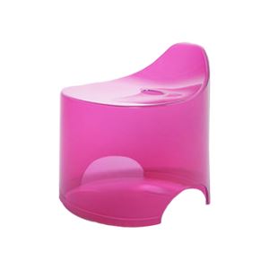 シンカテック dureau(デュロー) バススツール クリアタイプ ピンク 商品画像