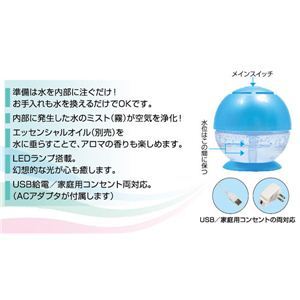 ウィーキャン 空気洗浄機 ウォータークリーンミニ LEDランプ搭載 USB対応