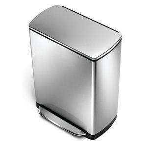 simplehuman（シンプルヒューマン） レックタンギュラーステップカン 38L ステンレス CW2005