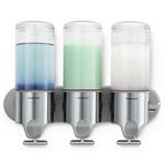 simplehuman（シンプルヒューマン） ディスペンサー ウォールマウントポンプ トリプル